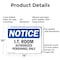 Signmission I.T. Room Authorized Personnel Only OSHA Notice Sign, Aluminum, 14in W x 10in L, 2PK OS-2PACK-NS-A-1014-L-15816 - alternate 2